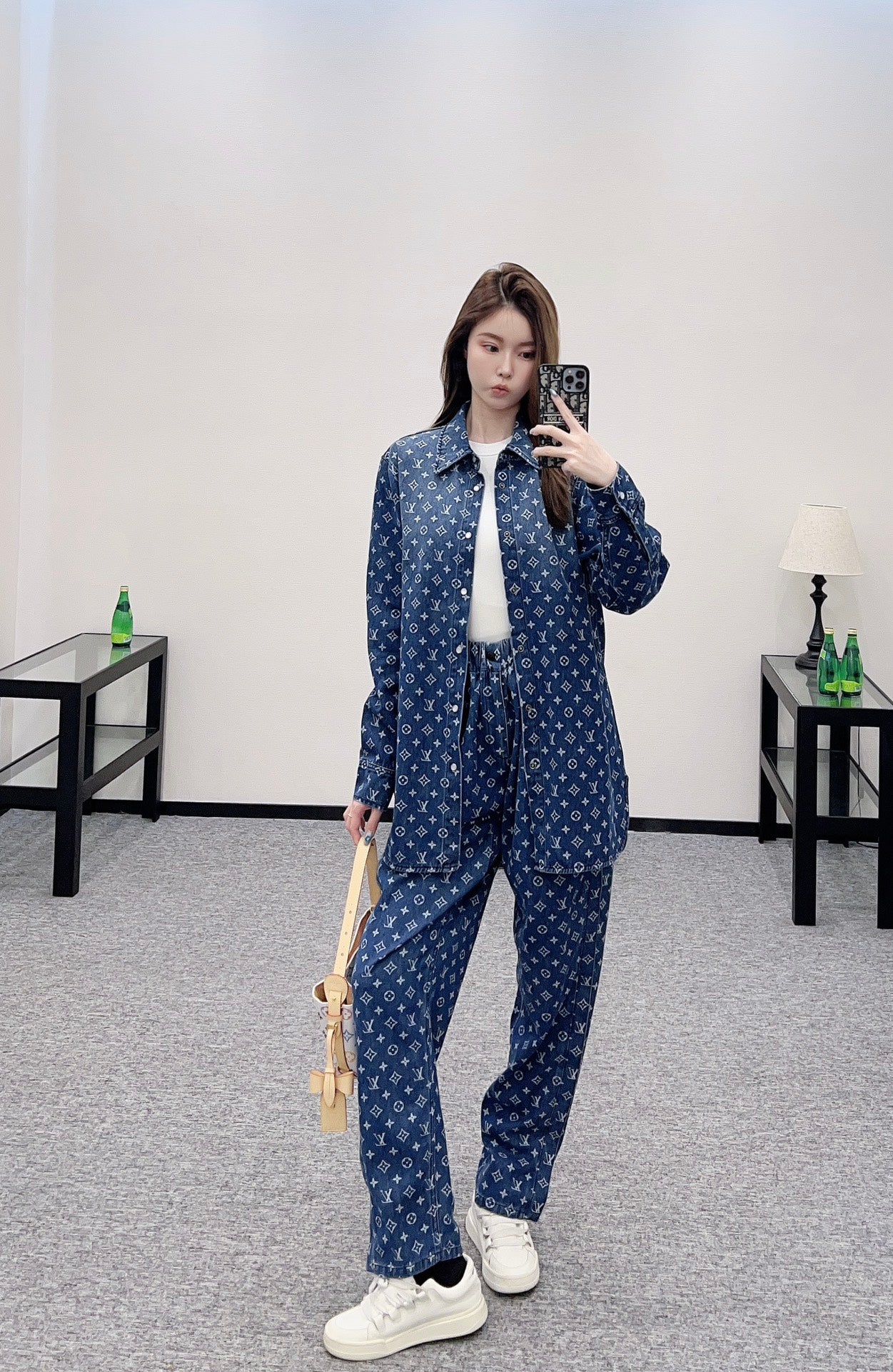 L 2025 new products Shirt, jeans and trousers set