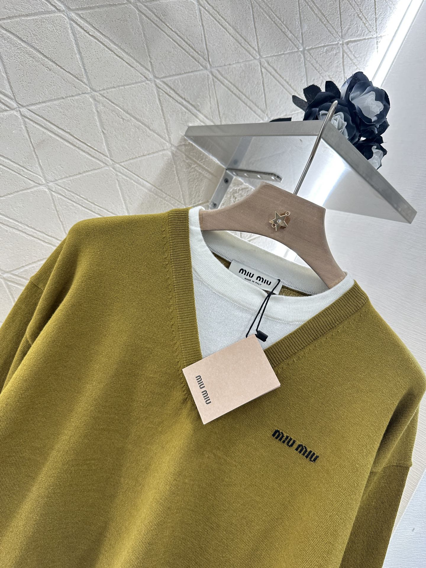 M 2025 new product Knitted long-sleeved sweater
