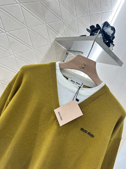 M 2025 new product Knitted long-sleeved sweater