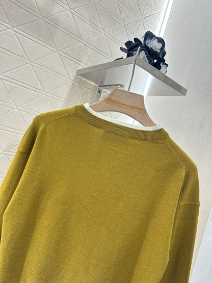 M 2025 new product Knitted long-sleeved sweater