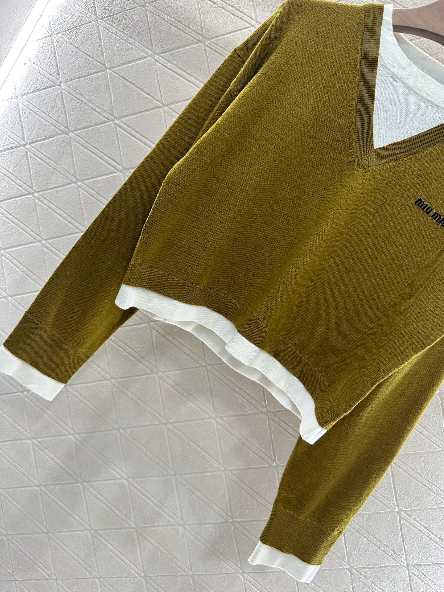 M 2025 new product Knitted long-sleeved sweater