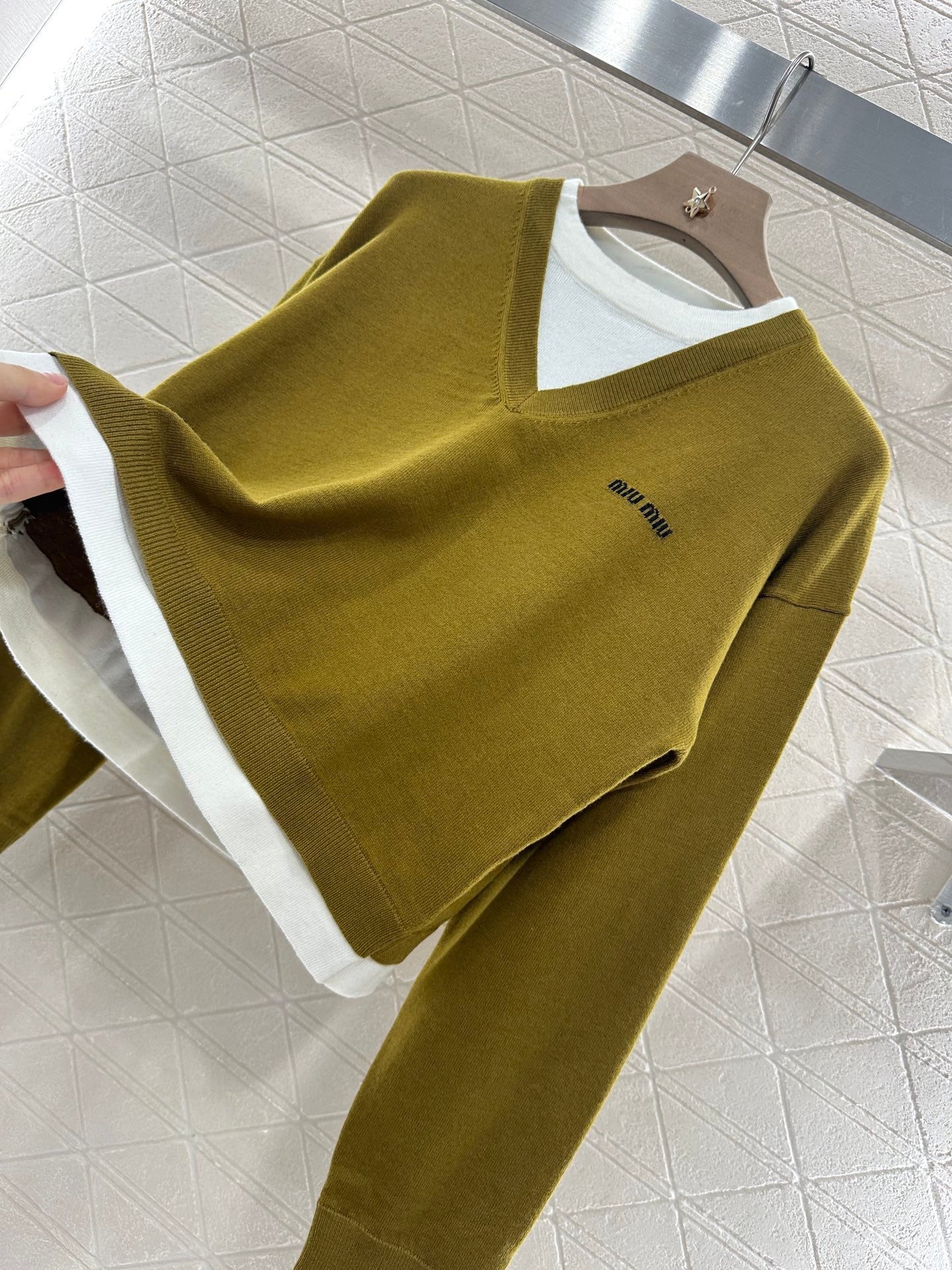 M 2025 new product Knitted long-sleeved sweater