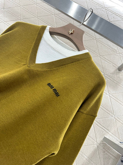 M 2025 new product Knitted long-sleeved sweater