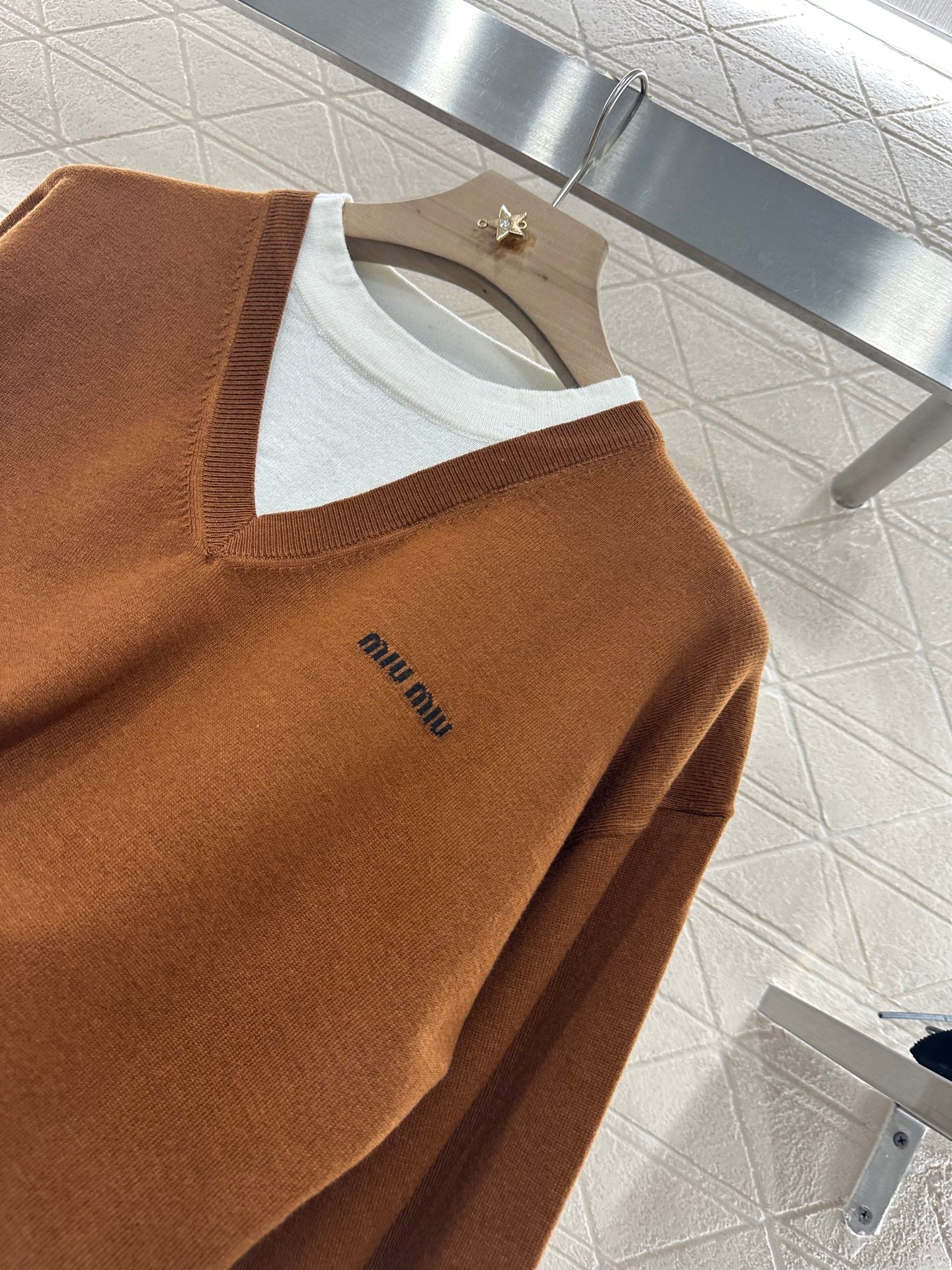 M 2025 new product Knitted long-sleeved sweater