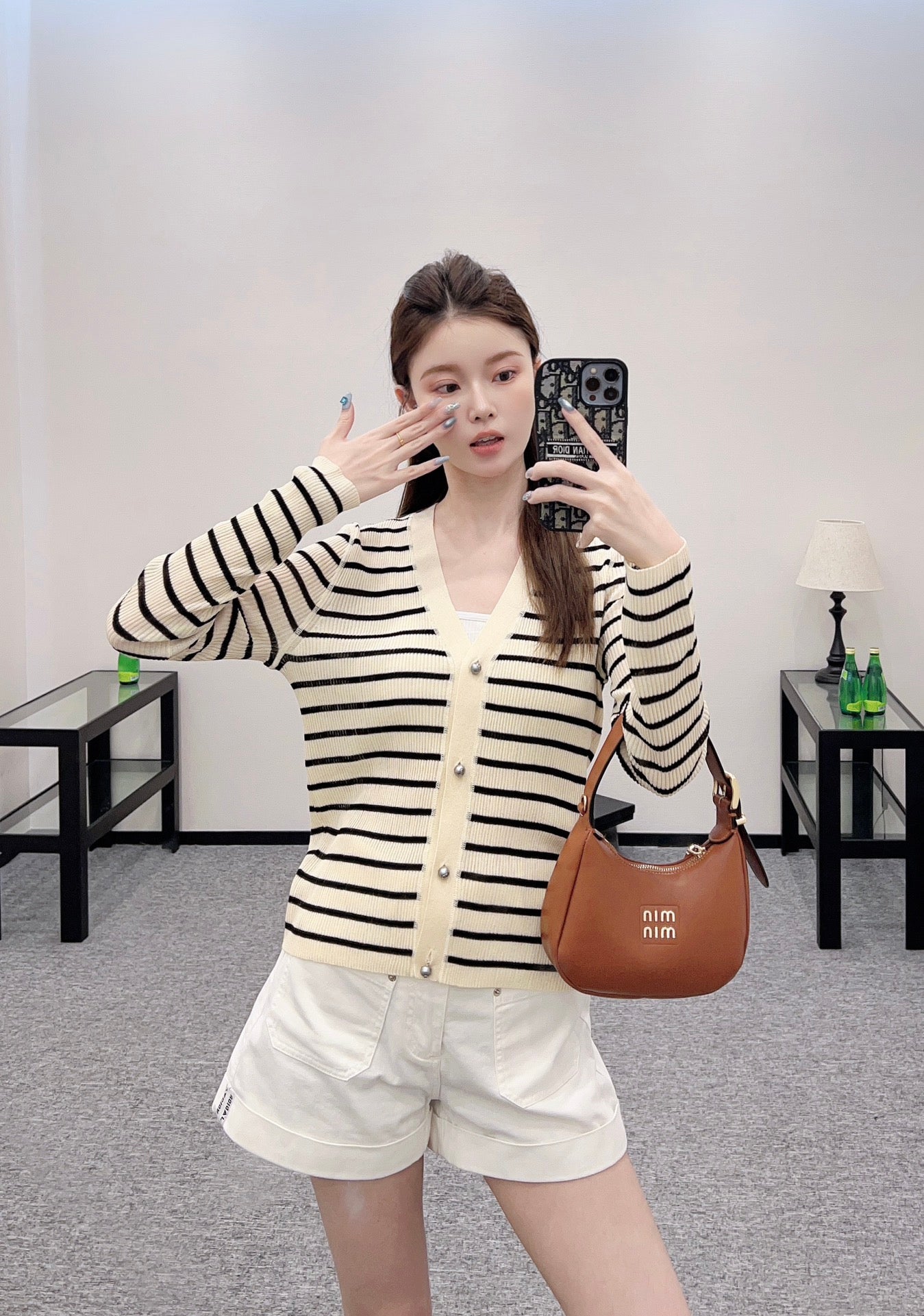 D 2025 new products Knitted cardigan