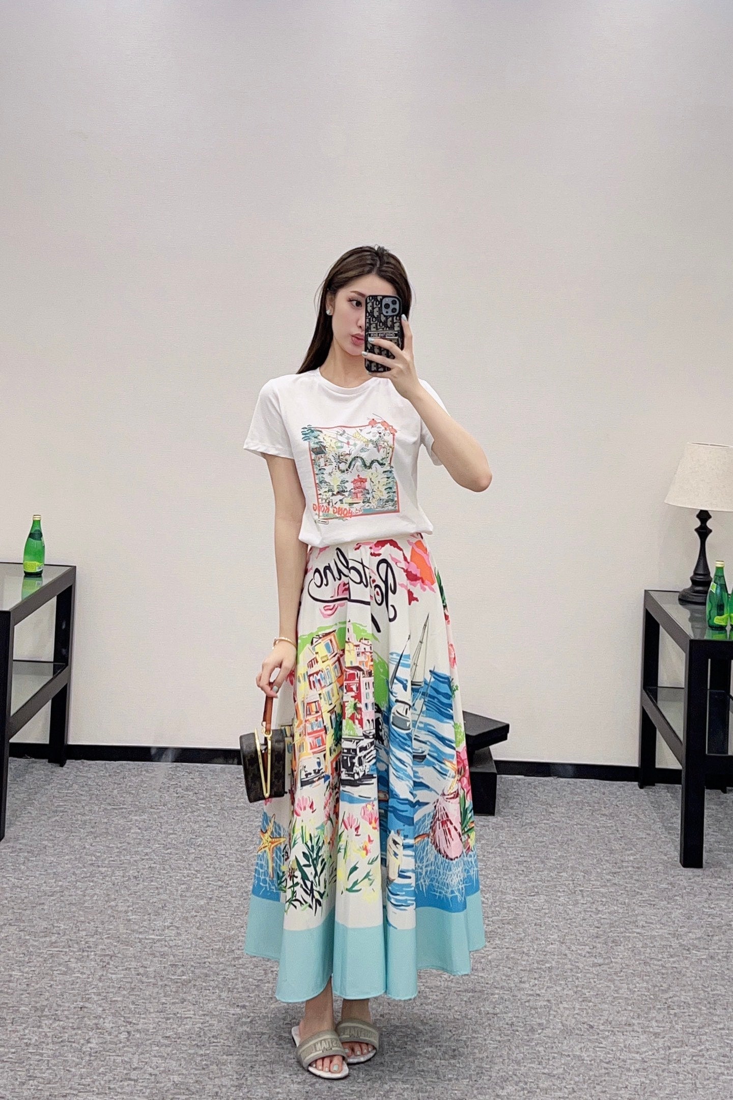 D 2025 new product Round neck printed T-shirt