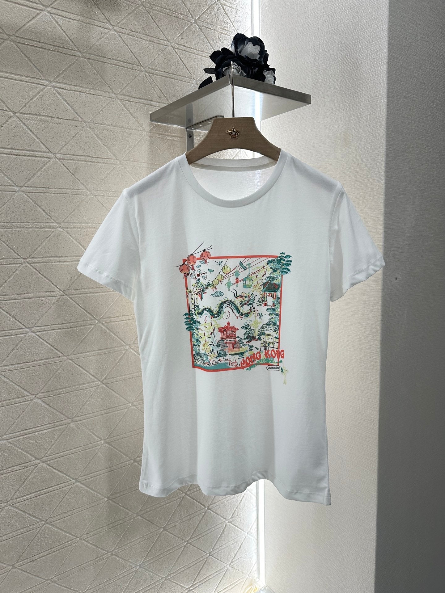 D 2025 new product Round neck printed T-shirt
