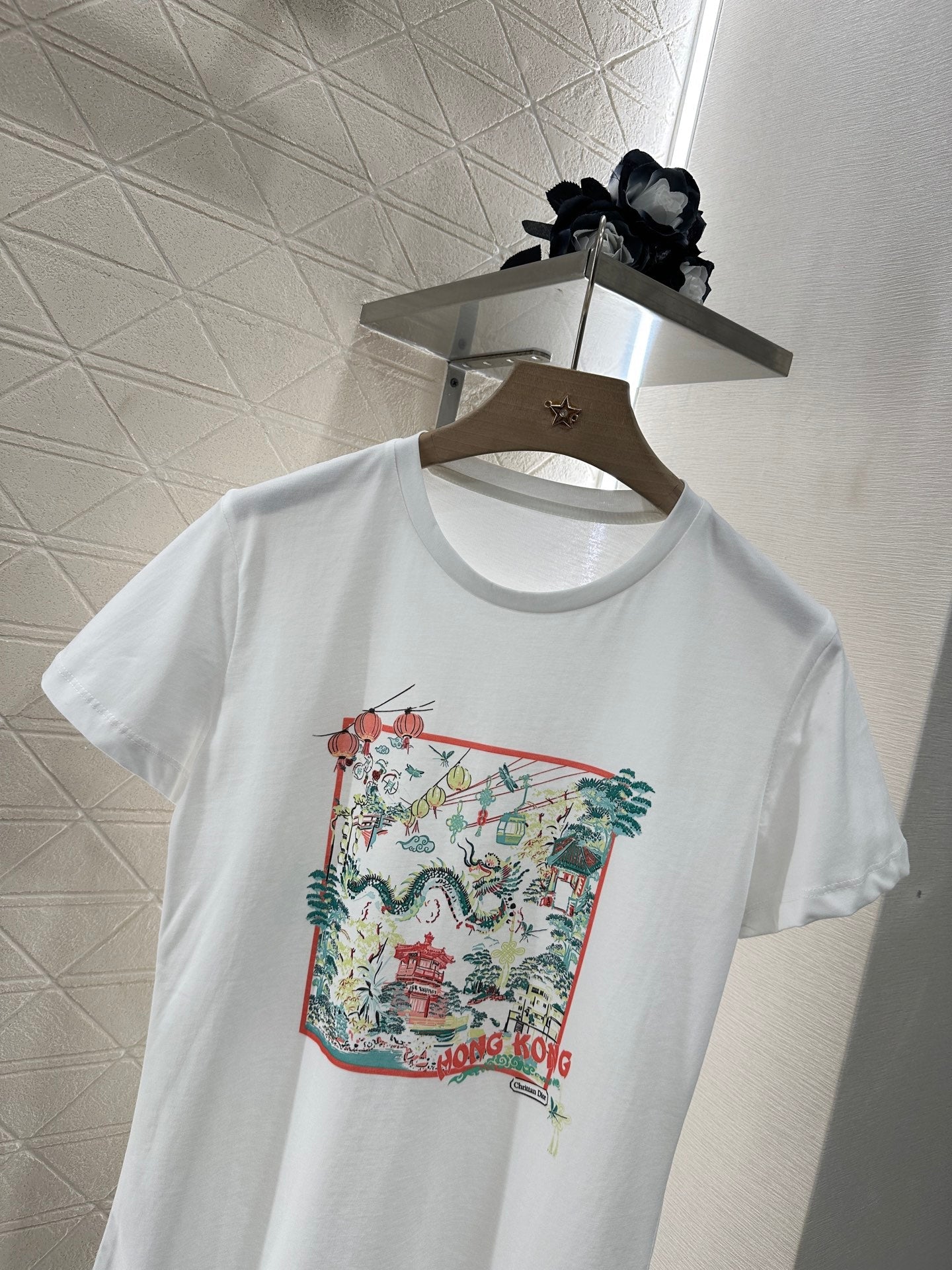 D 2025 new product Round neck printed T-shirt