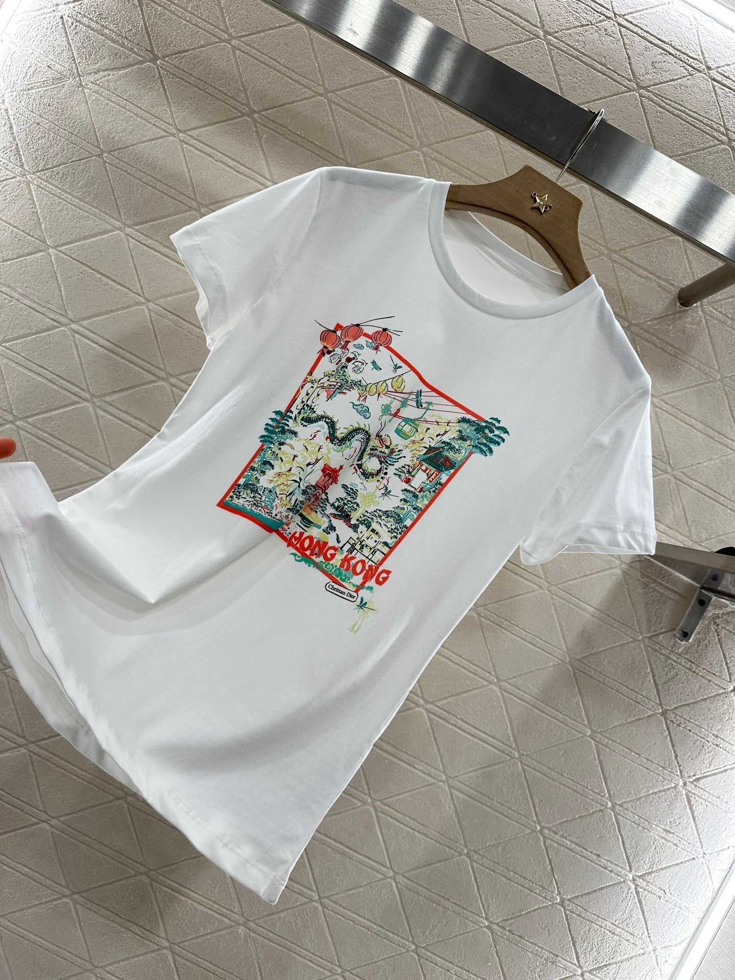 D 2025 new product Round neck printed T-shirt