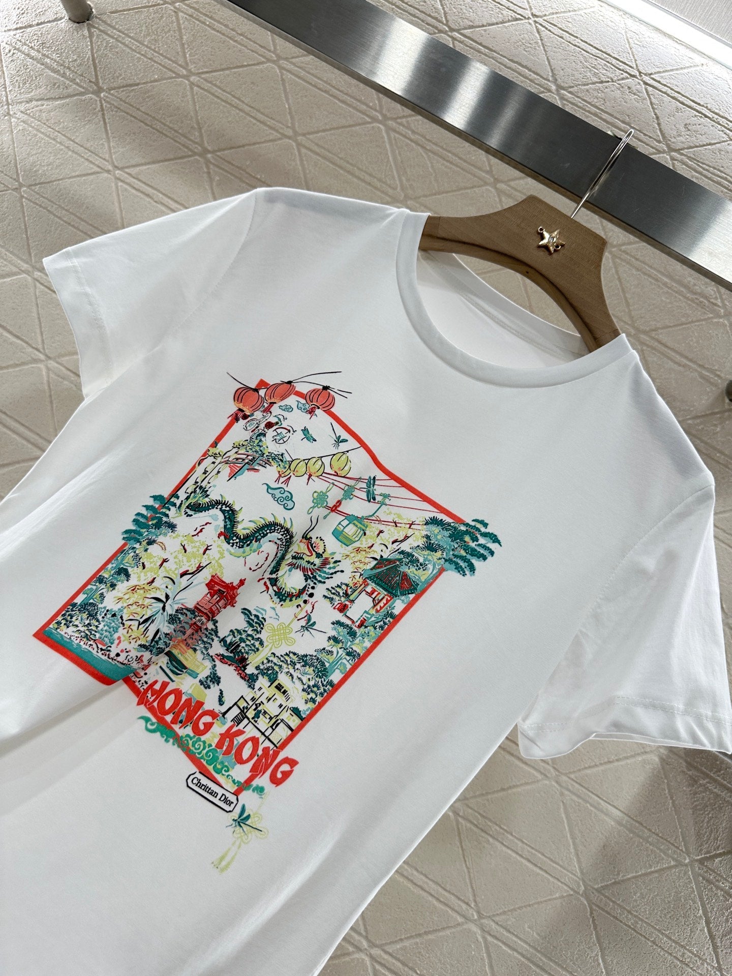 D 2025 new product Round neck printed T-shirt