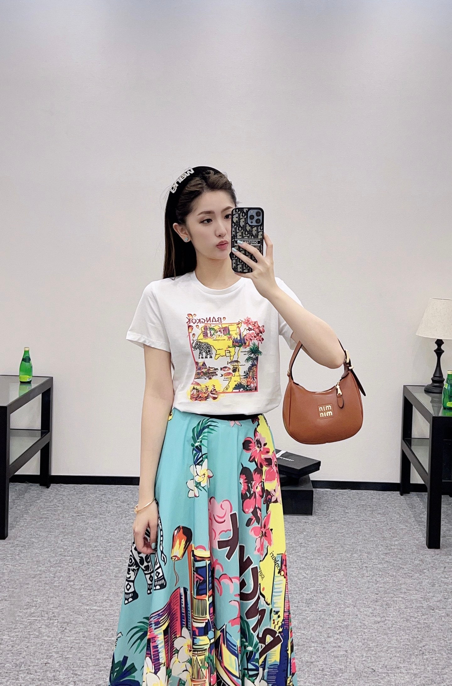 D 2025 new product Round neck printed T-shirt