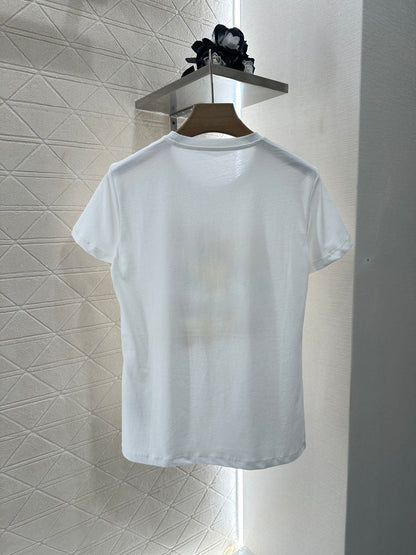 D 2025 new product Round neck printed T-shirt