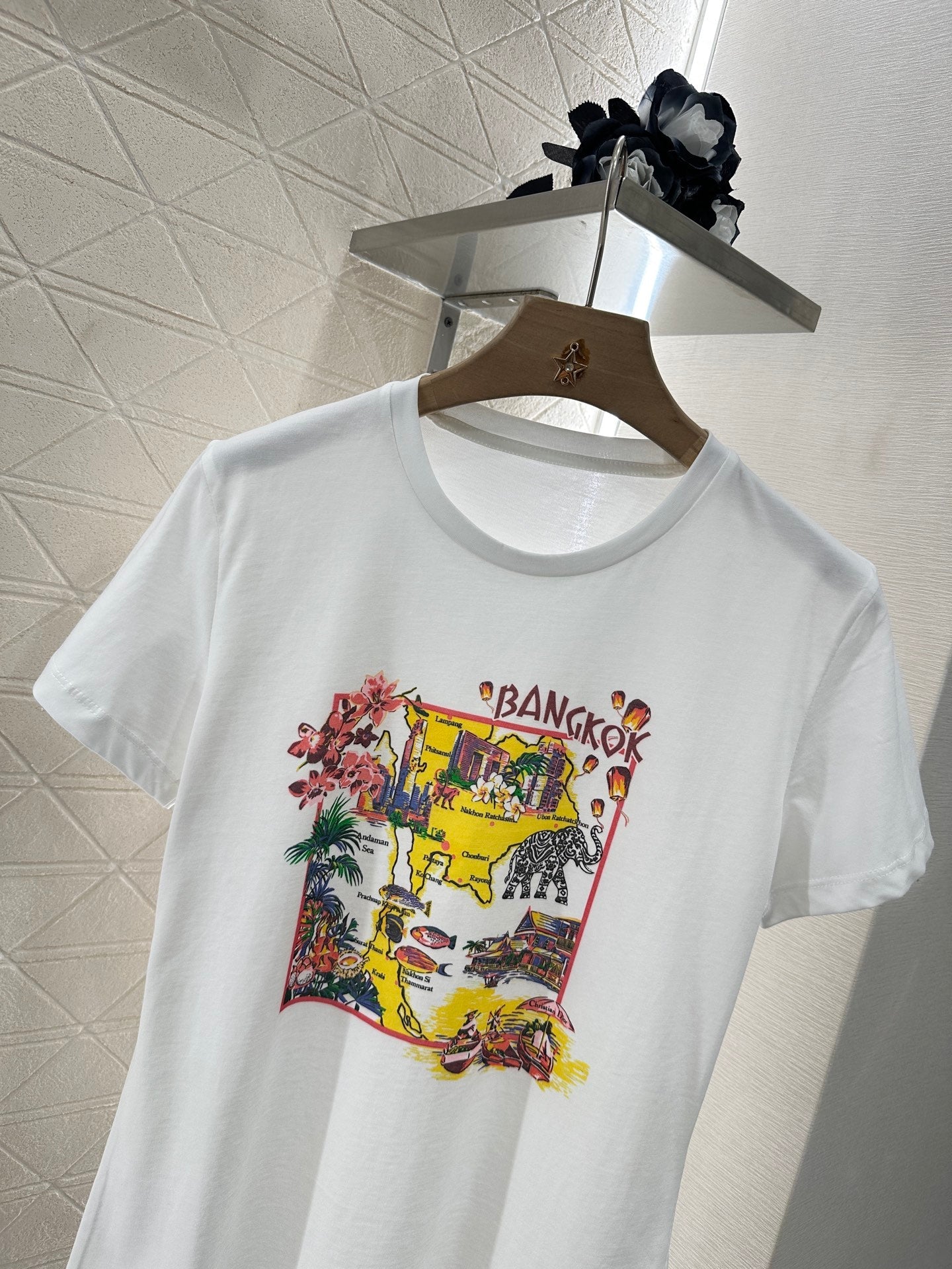 D 2025 new product Round neck printed T-shirt