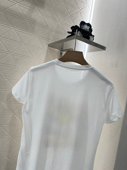 D 2025 new product Round neck printed T-shirt