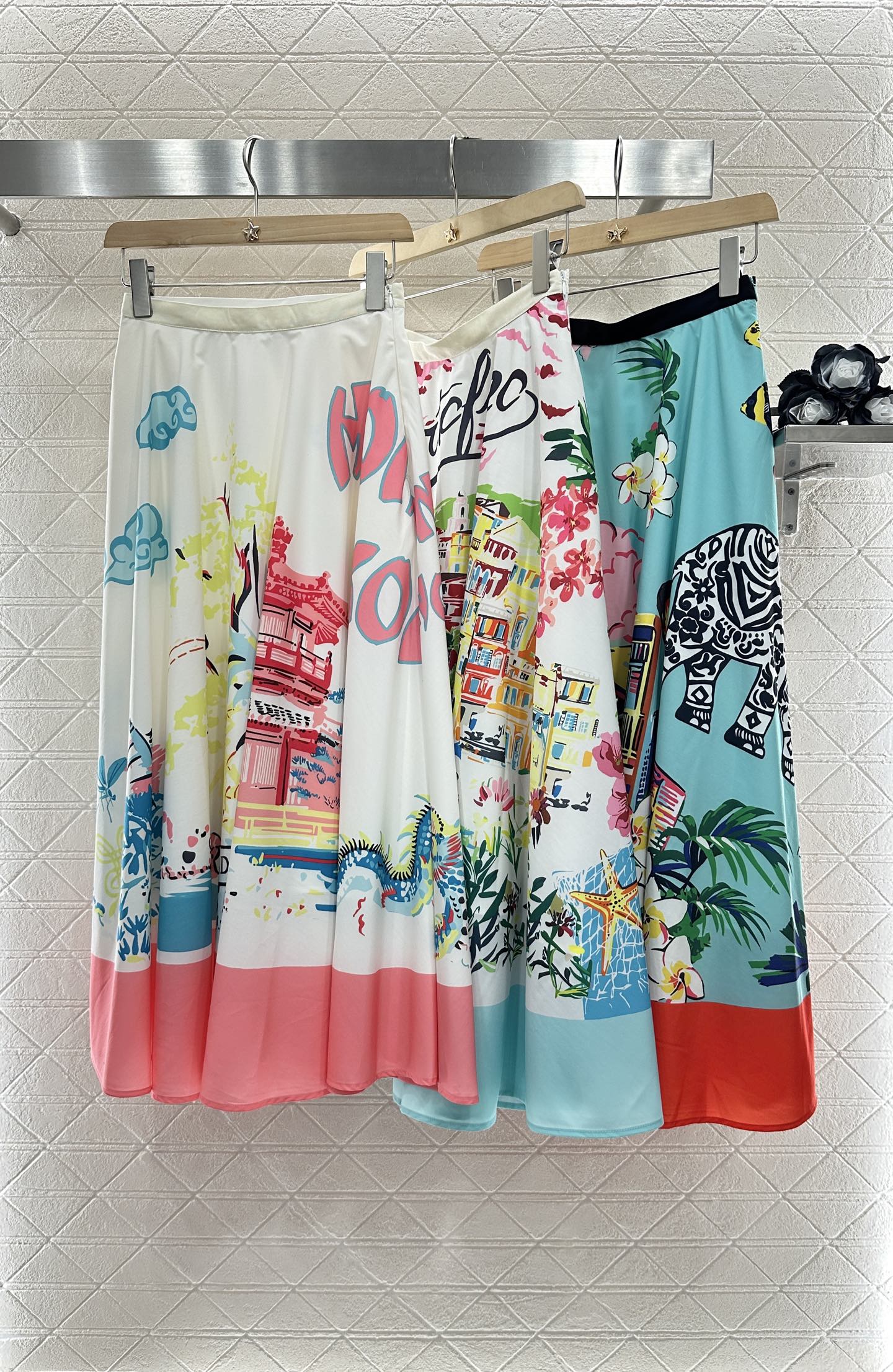 D 2025 new product Printed skirt
