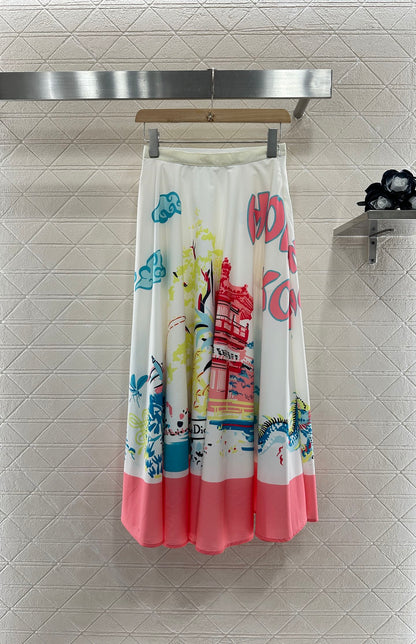 D 2025 new product Printed skirt