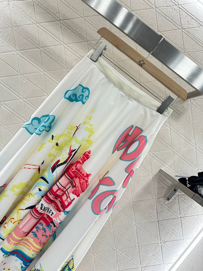 D 2025 new product Printed skirt