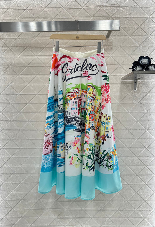 D 2025 new product Printed skirt
