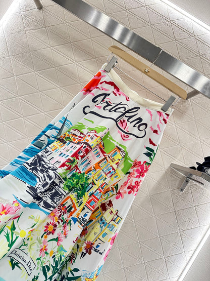 D 2025 new product Printed skirt