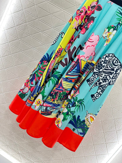 D 2025 new product Printed skirt