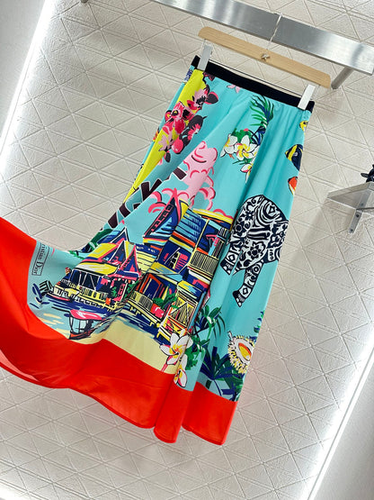 D 2025 new product Printed skirt