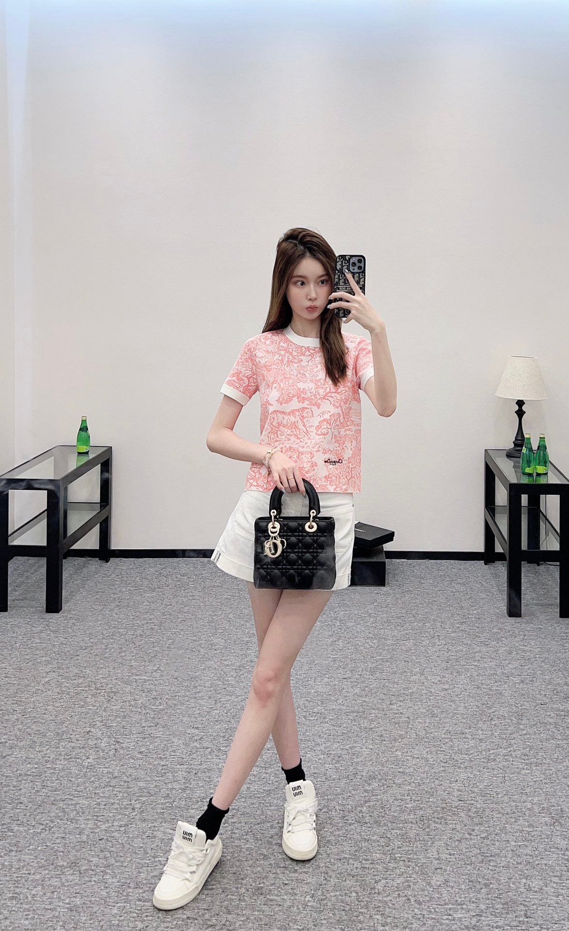 D 2025 new product Jacquard knitted short sleeves