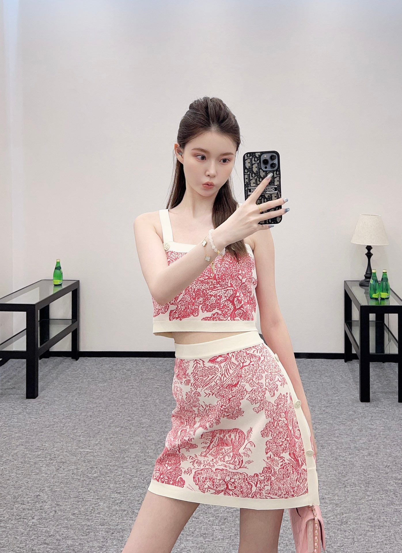 D 2025 new product Vest and skirt set