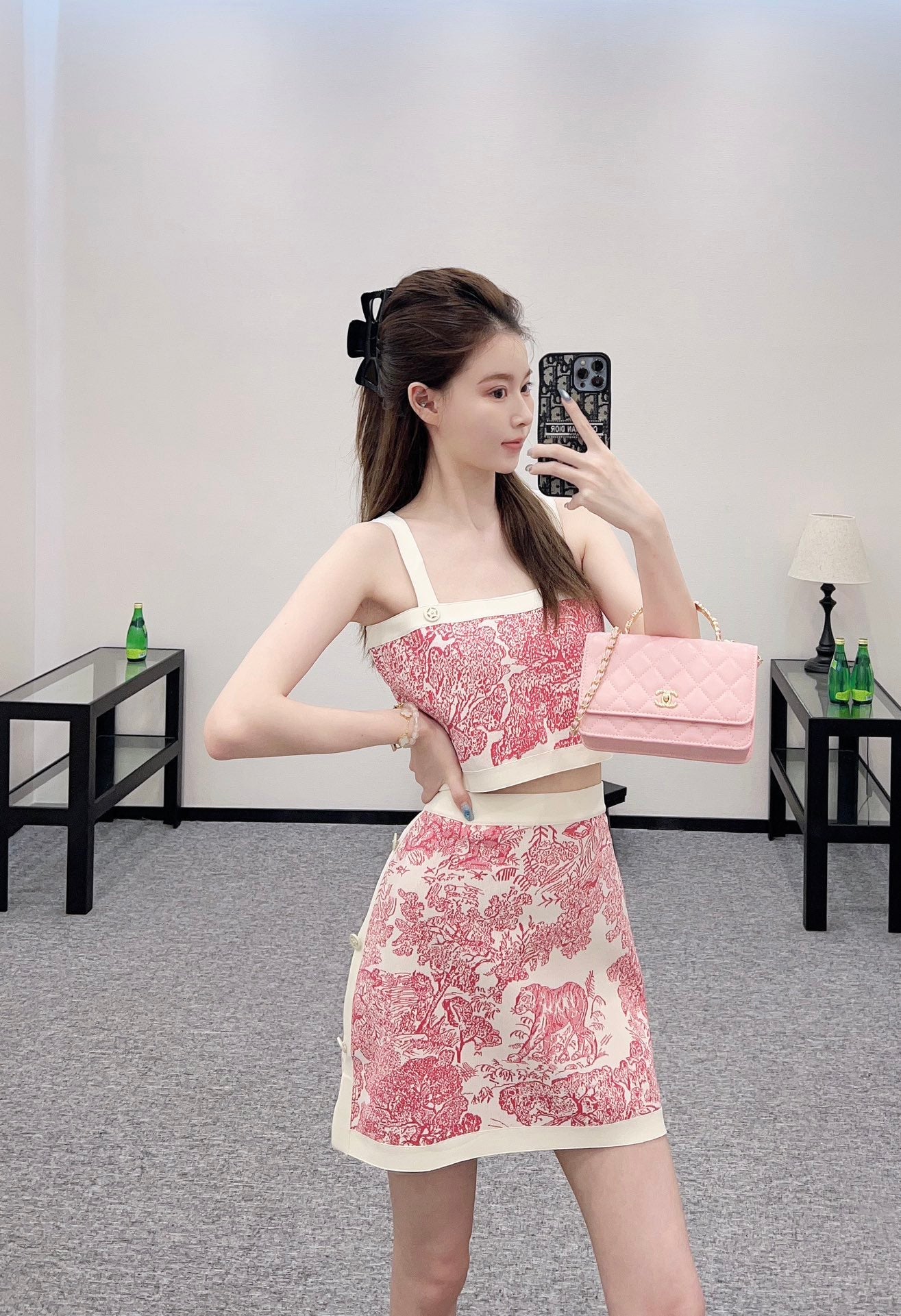 D 2025 new product Vest and skirt set