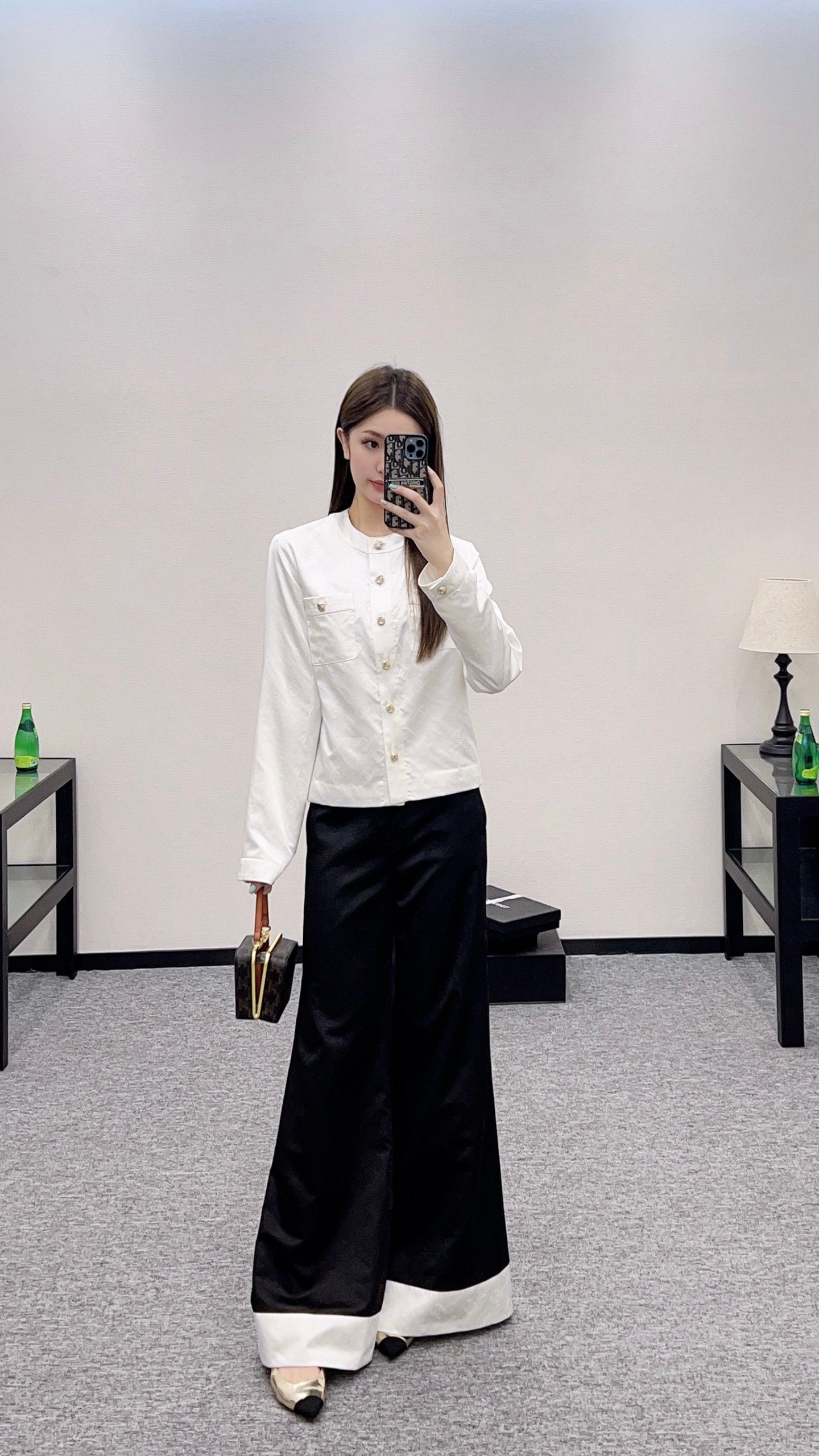 C 2025 new products Wide-leg flared trousers