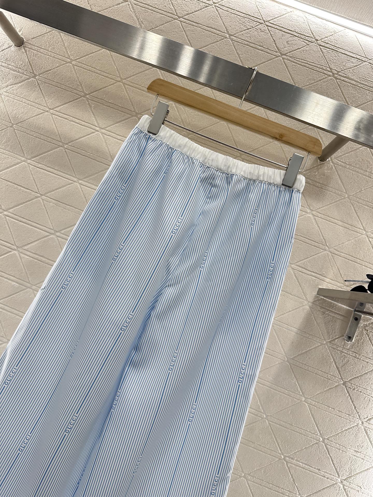 G 2025 new product Drawstring striped trousers