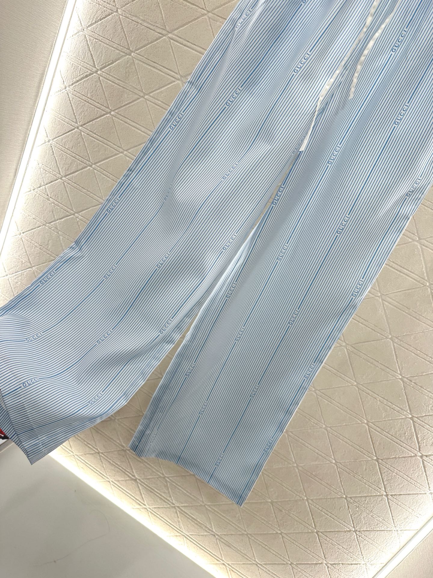 G 2025 new product Drawstring striped trousers