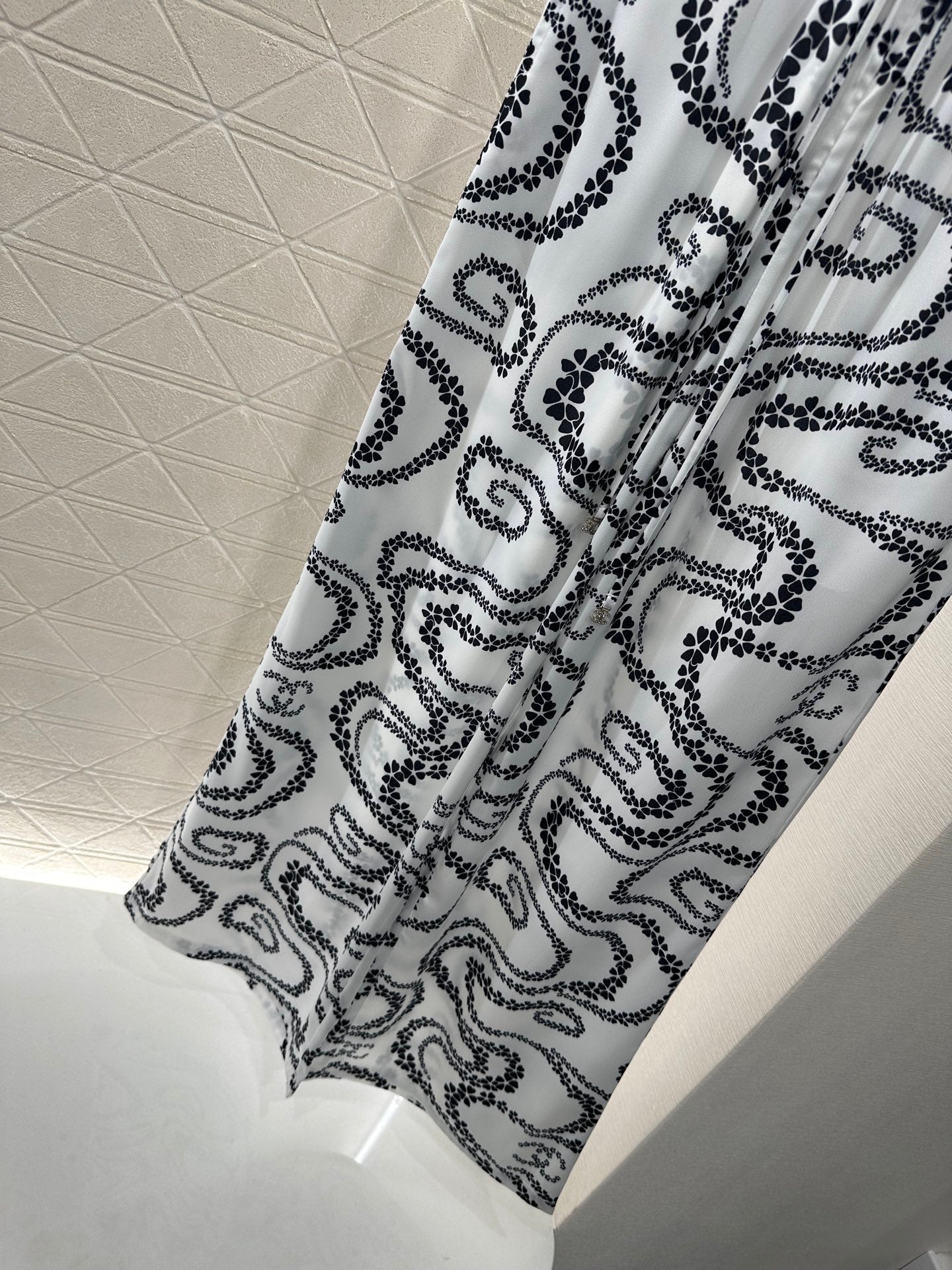 C 2025 new product Drawstring printed trousers