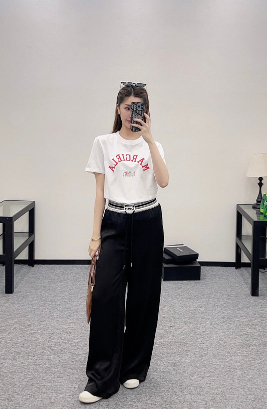 D 2025 new product Drawstring webbing trousers