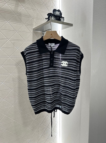 C 2025 new product Knitted sleeveless vest