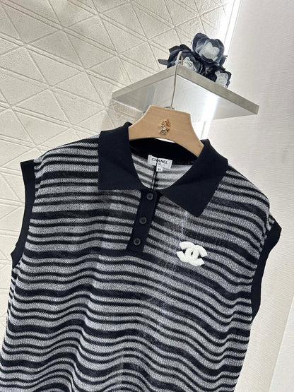 C 2025 new product Knitted sleeveless vest