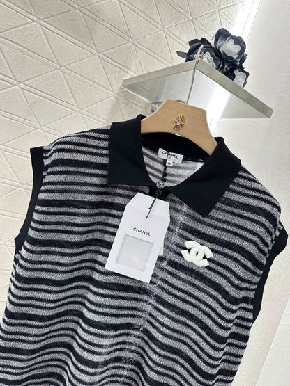 C 2025 new product Knitted sleeveless vest