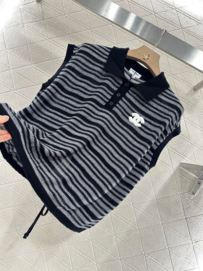 C 2025 new product Knitted sleeveless vest
