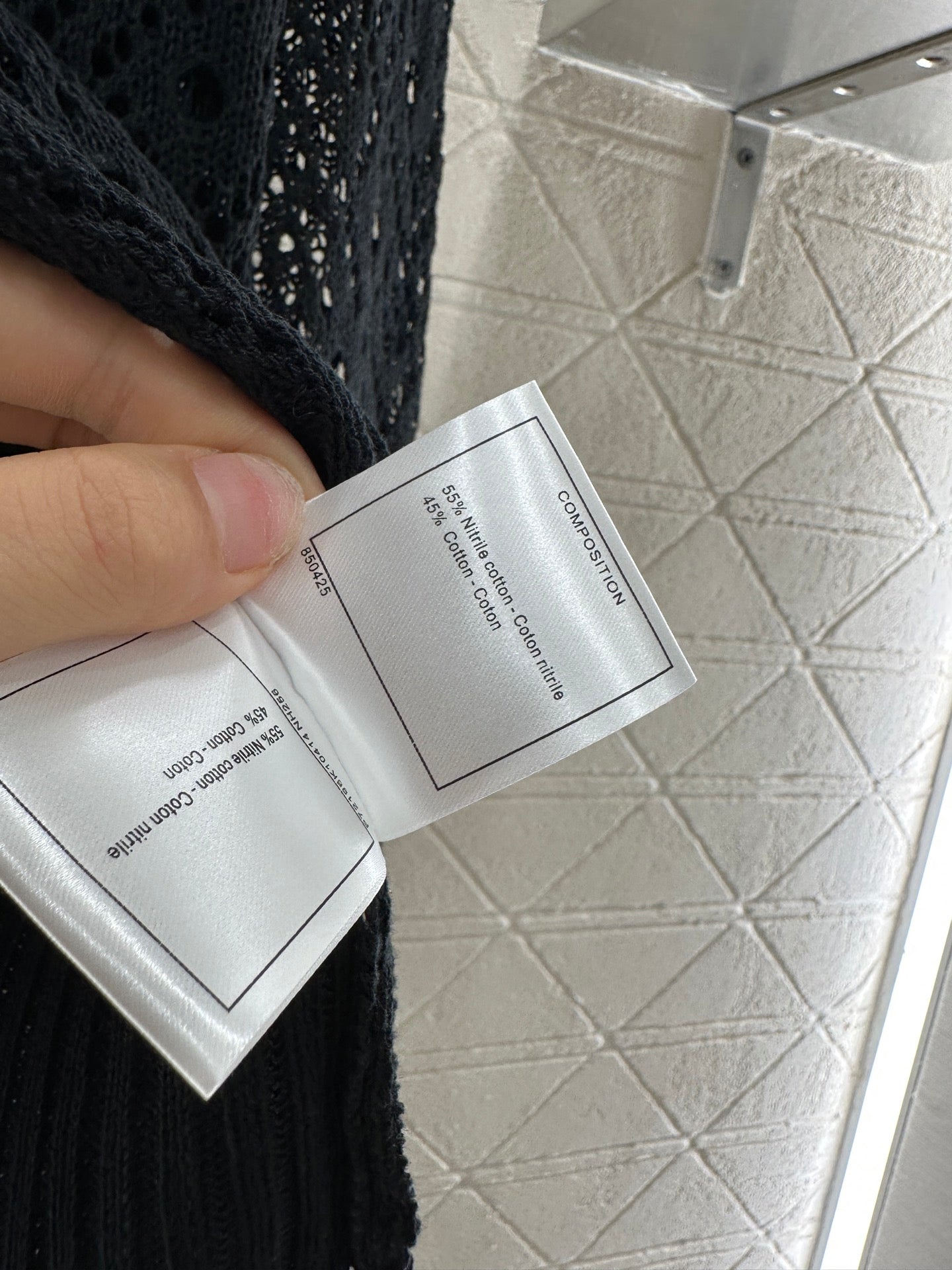 C 2025 new product Pearl hollow long sleeves