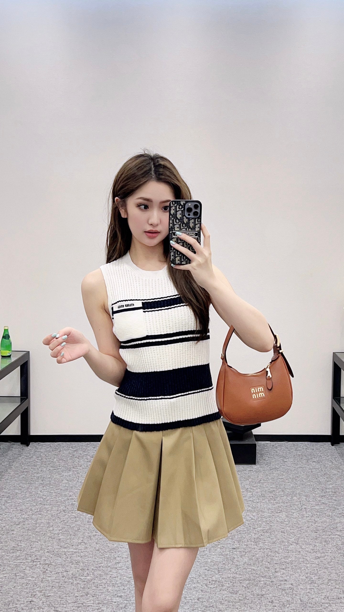 M 2025 new product Striped knitted vest