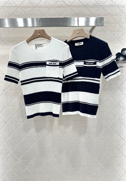 M 2025 new products Knitted short sleeves