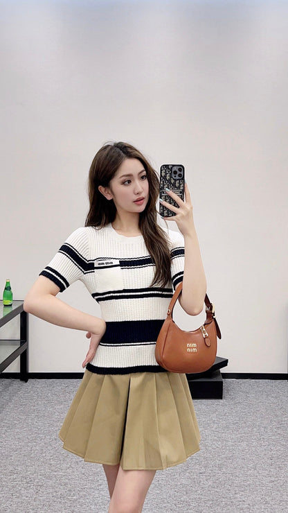 M 2025 new products Knitted short sleeves