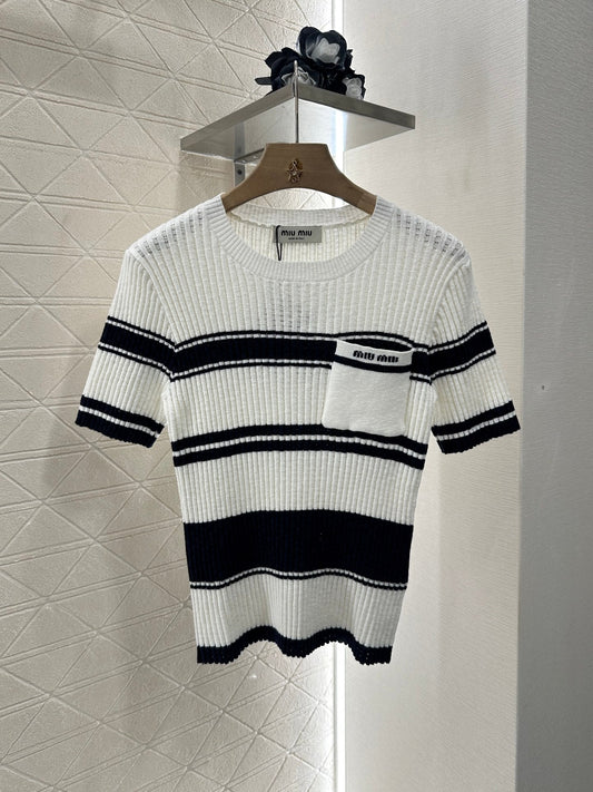 M 2025 new products Knitted short sleeves