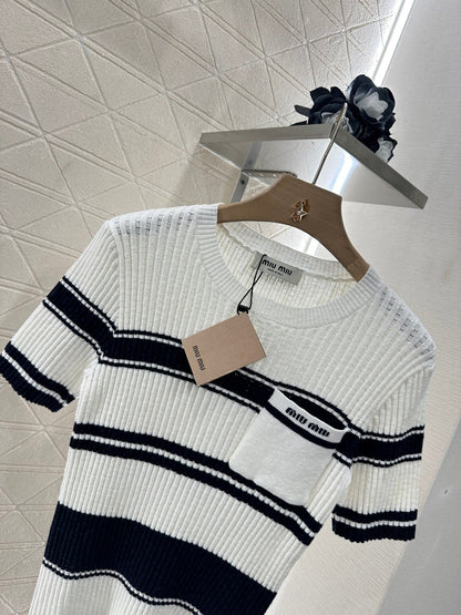 M 2025 new products Knitted short sleeves