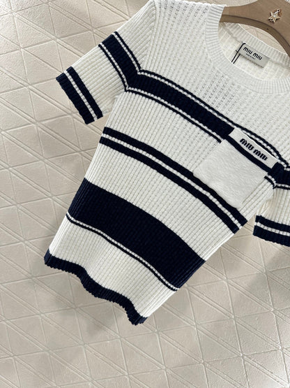 M 2025 new products Knitted short sleeves