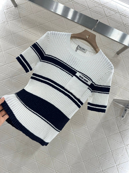 M 2025 new products Knitted short sleeves