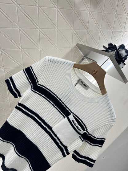 M 2025 new products Knitted short sleeves