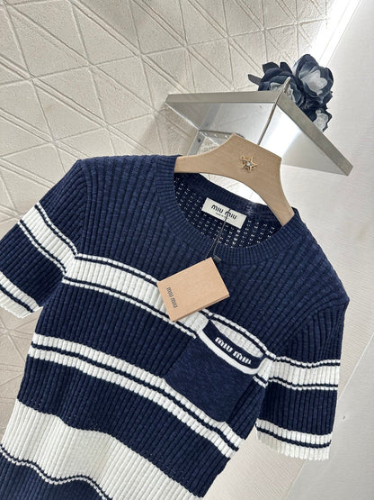 M 2025 new products Knitted short sleeves