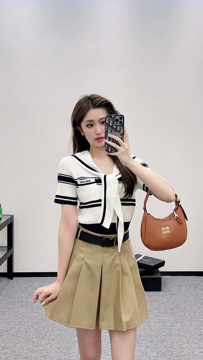 M 2025 new products Knitted T-shirt