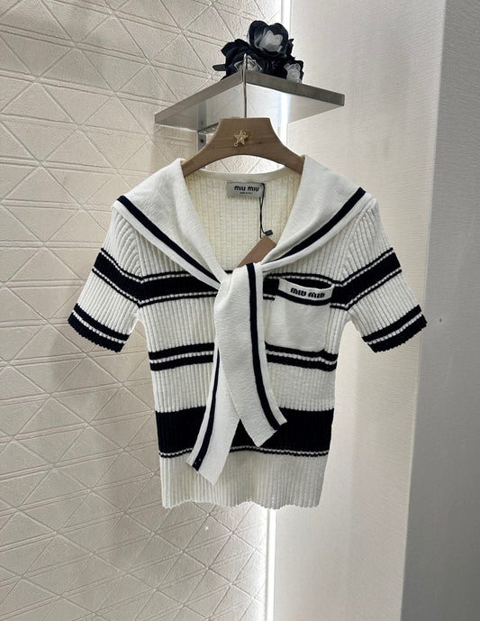 M 2025 new products Knitted T-shirt