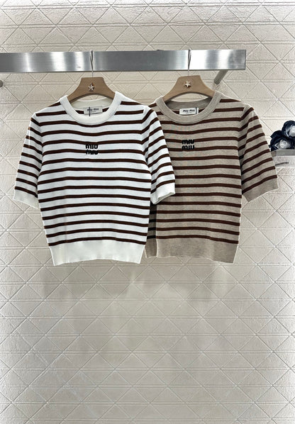 M 2025 new products Knitted short sleeves